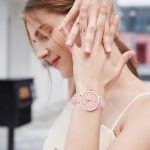 ساعت صورتی مخمل - Image 4