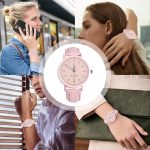 ساعت صورتی مخمل - Image 5