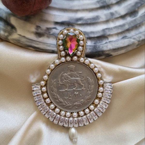 گل سینه طرح سکه